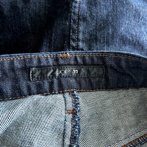 7 For All Mankind Jean Skirt Studded Size 31/12 Denim Made in USA Y2K Modest - Picture 8 of 10